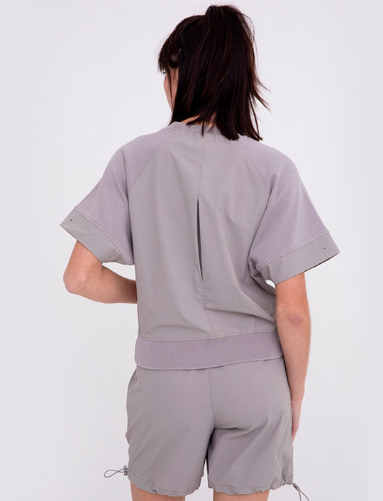 Boxy Tee with Raglan Sleeves