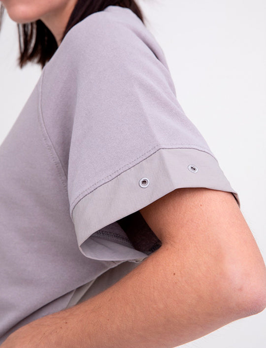 Boxy Tee with Raglan Sleeves